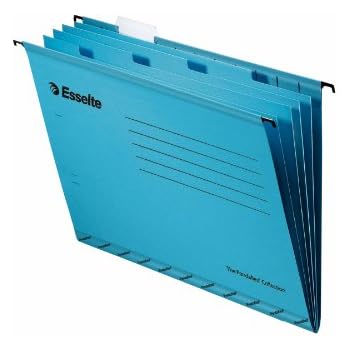 Onglets Pour Dossiers Suspendus Esselte - Lot De 25 | Transparent 9cm