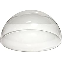 Semisfera In Acrilico Trasparente Con Bordo - Diametro 28cm, Per Fai Da Te, Copertura