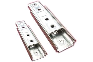 Just Accessories® Concealed Headboard Panel Wall Fixing Brackets Set of Two Interlocking Wall Hangers Furniture Connector (2 x Pairs)