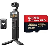 DJI Osmo Pocket 3 Creator Combo + SanDisk Extreme PRO 256GB microSD &ndash; 4K Vlog Seti