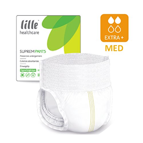 0211 SupremPants Pull Up Incontinence Pads/Extra Absorbency/Medium 80-110cm / Pack 14