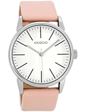 Oozoo Damenuhr mit Lederband Puderrosa C8681