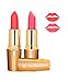RythmX Creamy Matte Professional Lipsticks Combo GOLD 541-542 (Carrot Red, Coral) Set of 2 (4 Grams /Pc) RS.299.00