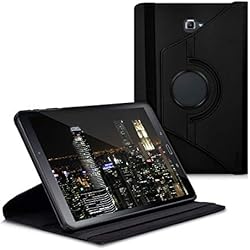 kwmobile 40447.01 Funda para Samsung Galaxy Tab A 10.1 (S-Pen) (cuero sintético, 360 grados) negro