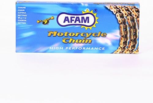 AFAM Chain 420 MX-G Racing MX 132 with Clip Lock