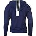 Adidas Women's Full Zip Hoodie Midnight Indigo/White size 16-18 (L)
