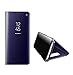 Price comparison product image New Samsung Galaxy S8 Clear View Standing Flip Case Cover with Auto ON/OFF Function Slim Fit Translucent Mirror Smart Cover For Galaxy S8 Case (Samsung Galaxy S8, Purple)