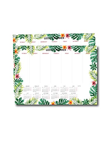2018 Weekly Planner - Tropical