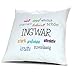 Produktbild Kopfkissen mit Namen Ingwar - Motiv Positive Eigenschaften, 40 cm, 100% Baumwolle, Kuschelkissen, Liebeskissen, Namenskissen, Geschenkidee, Deko
