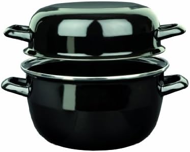 Gsw Stahlwaren Gmbh Mussel Pot Black 18 X 11 Cm