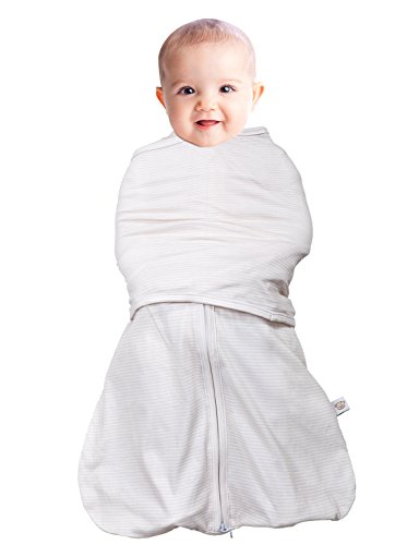 Clevamama 3-in-1 Swaddle Bag (3-6 Months, Cream)