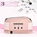 Y&S 36W Champagne Professional LED Nail Lamp UV Nail Dryer Machine for UV LED Gel Nail Polish with 3 Timers Presets (30s, 60s, 90s)+UK Plag