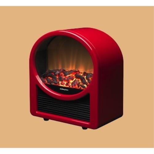 Dimplex Miniature Electric Flame Fire, 1.5 kW, High Gloss Red