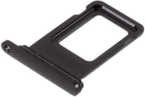 jbTec SIM-Tray kompatibel mit Apple iPhone 11 - Kartenhalter Single Slot Schlitten Rahmen Simkarte Holder Schwarz