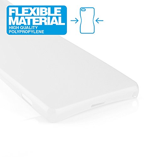 Funda ultrafina de MC24   para el Sony Xperia Z2 en blanco  funda protectora fina y transparente de polipropileno