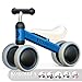 Produktbild KORIMEFA Baby Laufrad Dreiräder Spielzeug für 1 Jahr alte Jungen Mädchen 10-24 Monate Baby Erste Fahrrad Geburtstagsgeschenk Kein Fußpedal Baby Fahrrad Vier Räder Kleinkind Säuglingsrad