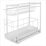 Under Sink Storage Rack Kitchen Unit Bathroom Cupboard Tidy 2 Tier...