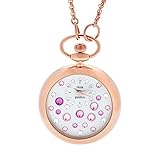 THINK POSITIVE® Damenuhr Modell SE W117R Sternstaub Rosè Cipollone mit Stahlkette (rosa)