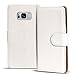 Produktbild Conie Handyhülle für Samsung Galaxy S8+ - Bookstyle- Klapp- Serie, Etui aus PU Leder, Galaxy S8 Plus Booklet Flip Hülle Weiss