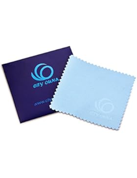 City Ouna® Poliertuch für Silber,Gold und den meisten Metallen Halskette Armband Armreif Schmuck Ringe Ohrringe-Größe...