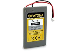 PATONA Batteri för Sony LIP1359 LIP1859 LIP1472, 650mAh 3,7V Li-Ion