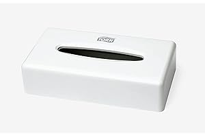 Tork Distributeur de Mouchoirs blanc F1, distribution feuille-à-feuille, 270023