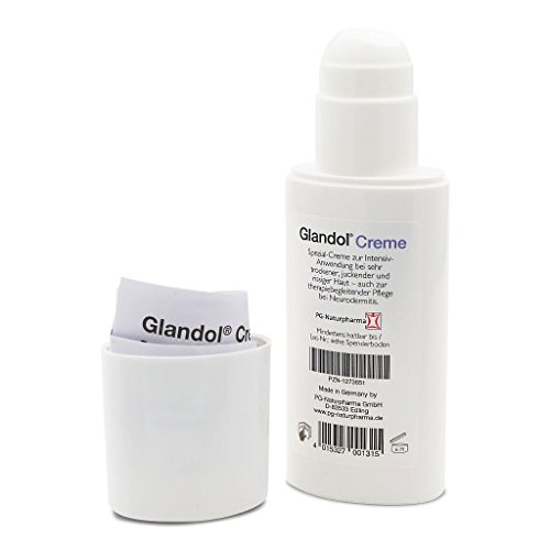 Neurodermitis Creme von Glandol®, Schuppenflechte Creme (Psoriasis) ✔ Neurodermitis Behandlung ✔ bei Neurodermitis, ✔ Neurodermitis Hautcreme, gegen trockene Haut, ohne Cortison, 50g - 4