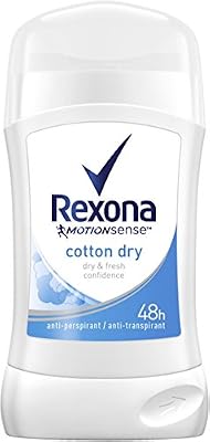 Rexona Cotton Dry Lot de 6 déodorants stick pour femme 40 ml