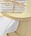 Babymajawelt 80805 - Muslin Nappies/Spitting Cloth - Can be washed at up to 90°C - Pack of 5 - 80 x 80 cm - White