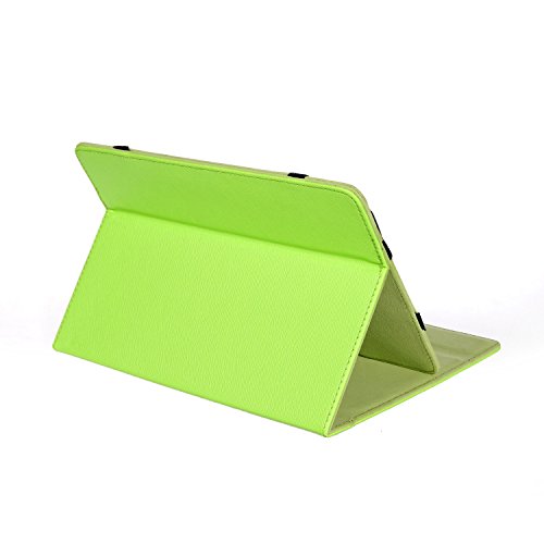 Universal Slim Tasche für Tablet Modelle 7, 8, 9 oder 10 Zoll Größe Schutz Case Hülle Cover (7 / 8 Zoll, Grün) - 3