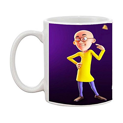 DigiProw Perfect Coffee Mug with Motu patlu Parttern,for Home Purpose,Best Best Diwali Gift, Dussehra, Gift, karwa chauth Gifts