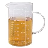 Standard scale. The measurement starts from 100 ml to 1000 ml with 100 ml step value.
