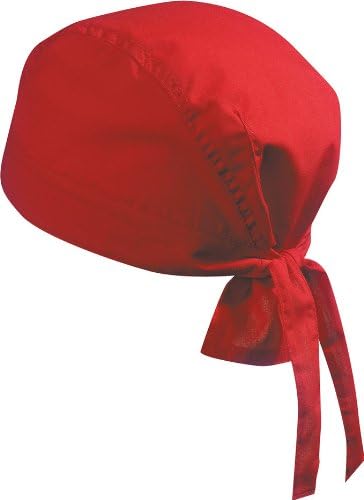Bandana Cap 100% in Over 80&nbsp;different colours and patterns - red - One size