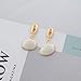 Produktbild Zuiaidess Damen Ohrringe,5 cm 2019 Koreanischer Mode Gold Metall Seashell Cowry Perlmutt Ohrringe Sommer Strand Schmuck Bridal Party Zubehör Für Damen Mode Personalisierte Vintage Ohrschmuck