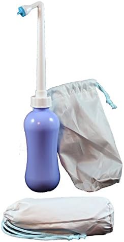 Premium Family Products Petite Bidet Portable Travel Bidet with Retractable Nozzel &amp; Discrete Travel Pouch