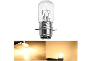 MOMOALA Lampe Frontale T19 P15D-25-1 De Projecteur De Phare De Moto De 24/25 W