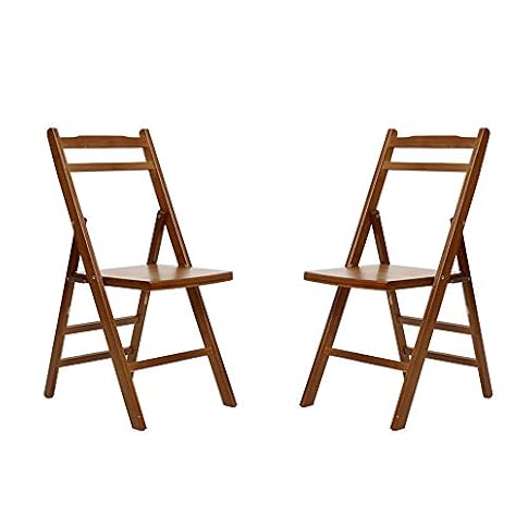 Chair Klappstuhl (38 * 44 * 79cm) tragbar mit Rückenlehne Bambus
