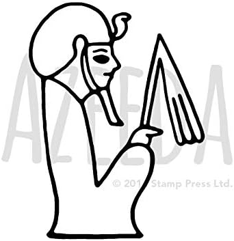 A7 'King Hieroglyph' Unmounted Rubber Stamp (SP00011232)