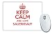 Produktbild Rot Keep Calm und Love Sauerkraut Mauspad TXT 2944