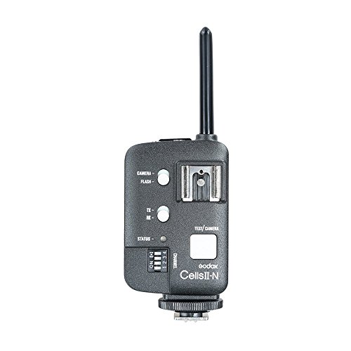Godox Cells II-N Studio Flash D  clencheur Emetteur   R  cepteur Tout-en-Un Sans Fil i-TTL pour Nikon DSLR S  rie et Witstro V860 etc 