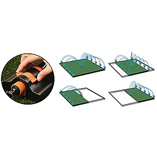 Quantum Garden, kompakter Sprenger mit Schwenkfunktion, ECO-2813, Schwarz - 2