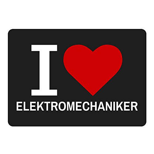 Preisvergleich Produktbild Mousepad Classic I Love Elektromechaniker schwarz