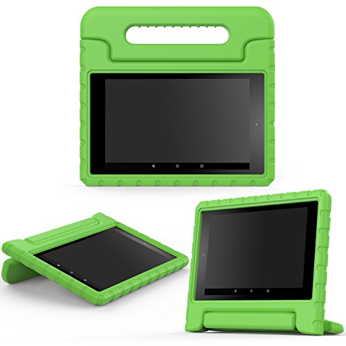 MoKo Hülle für Fire HD 8 2016 – Superleicht EVA Kids Shock Proof Cover Stoßfest Kindgerechte Schutzhülle für Fire HD 8 Tablet (6. Generation – 2016), Grün - 9