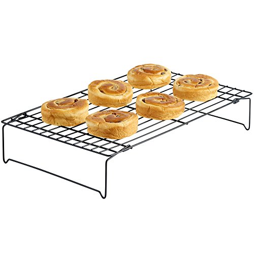VonShef 3-teiliges stapelbares Abkühlgitter mit Antihaftbeschichtung – Einzeln oder platzsparend verwendbar - 5