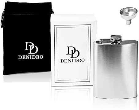 Hip flask master, Stainless Steel, 14 cm