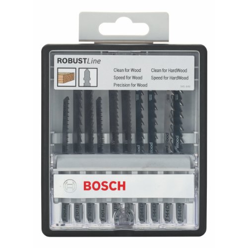 Bosch Pro 10tlg. Stichsägeblatt-Set Robust Line Wood Expert zum Sägen in Holz - 2