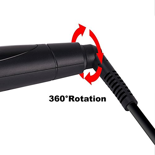 GHB Dodo Lockenstab Lockenwickler 4 in 1 LCD Display mit einstellbarer Temperatur für neue Frisur Mode Fashion Schwarz - 8