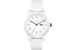 Lacoste Reloj Analógico de Cuarzo para Niños con Correa en silicona Blanco - 2030003