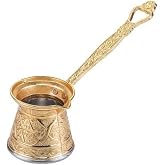 Kosovo 1 Zamak Cast Coffee Pot Gold Color for 1-2 People
