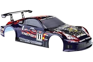 Radiokontrol 12309 Carrozzeria Body 1/10 On Road Stradale Touring Drift Verniciata con Adesivi Compatibile HSP Tamiya Himoto Thunder Tiger SEBEN Amax